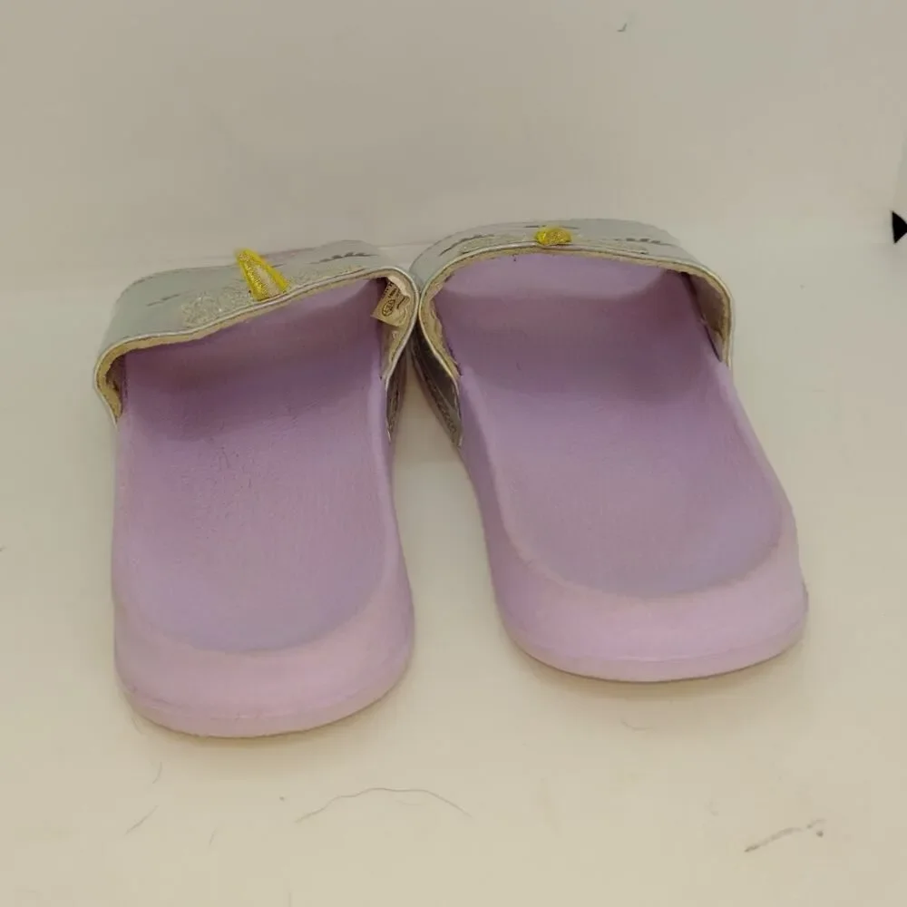 Unicorn Toddler Girls Pre-owned Purple Irridescent Sandals sz. 13/1